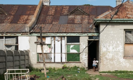 A dilapidated house in Durban Deep.
