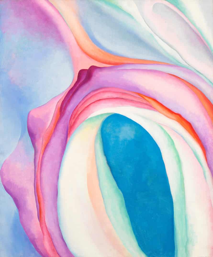 Georgia O'Keeffe, Music, Pink and Blue No. 2, 1918.