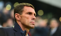 FILES-FBL-FRA-LIGUE1-BORDEAUX-LYON<br>(FILES) In this file photo taken on January 28, 2018 Bordeaux's Uruguyan head coach Gustavo Poyet looks on during the French Ligue 1 football match between Bordeaux (FCGB) and Lyon (OL) at the Matmut Atlantique stadium in Bordeaux, southwestern France. - Bordeaux's President Stephane Martin announced, on August 17, 2018, a one-week precautionary dismissal of his team's head coach Gustavo Poyet, who had made very harsh remarks against the leadership of the football club the night before. (Photo by NICOLAS TUCAT / AFP)NICOLAS TUCAT/AFP/Getty Images