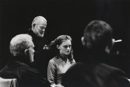 Ian Holm with Anne-Marie Duff as Cordelia in the National’s 1997 production of King Lear.
