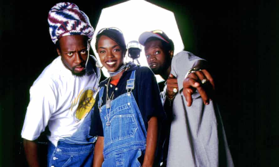 Wyclef Jean, Lauryn Hill and Pras Michel of the Fugees in 1996