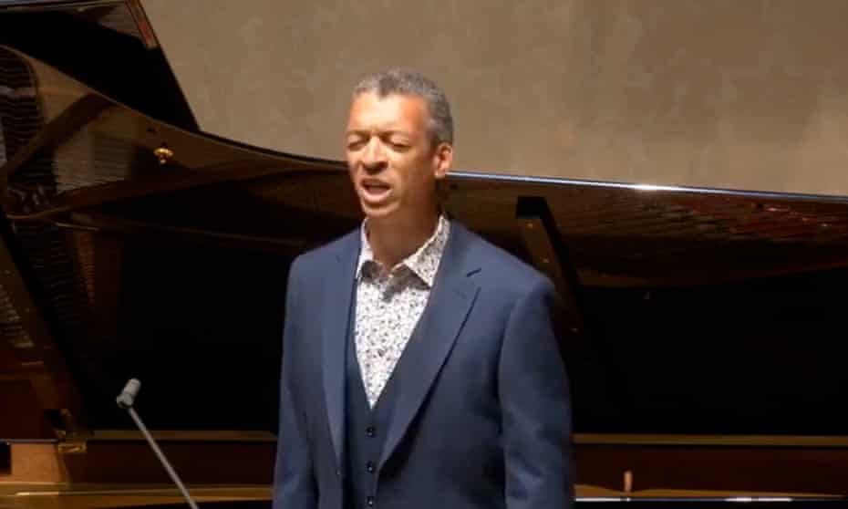 Roderick Williams performs at Wigmore Hall earlier this year