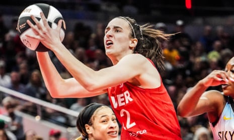 Indiana coach livid over 'unacceptable' cheap shot on Caitlin Clark despite win | WNBA | The Guardian