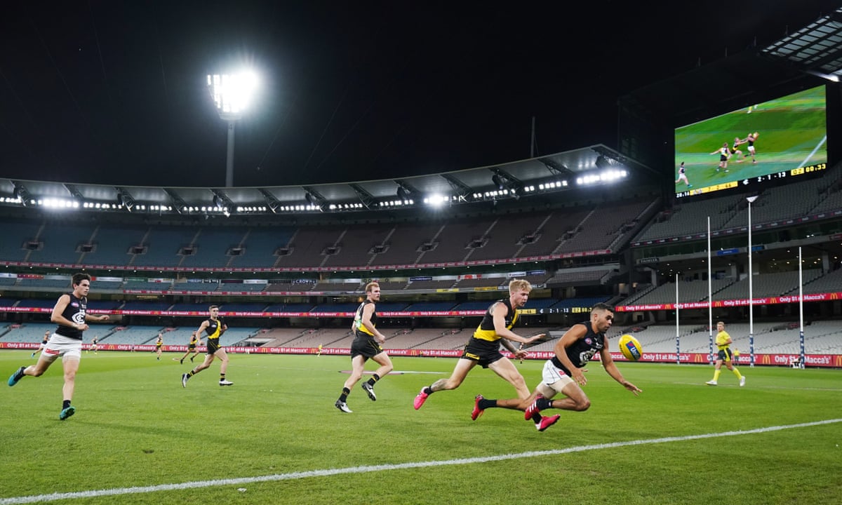 Afl 2020 Season Opener Richmond Beat Carlton At Empty Mcg As It Happened Sport The Guardian
