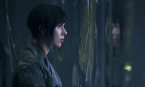 Complicated feelings about baldness. And wires … Scarlett Johansson in Ghost in the Shell.