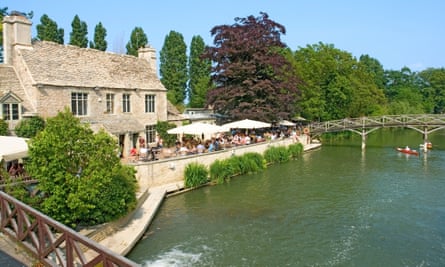The Trout Inn at Wolvercote … the 11-year-old hero of La Belle Sauvage works in his parents’ pub. Photograph: Peter Brown/Alamy