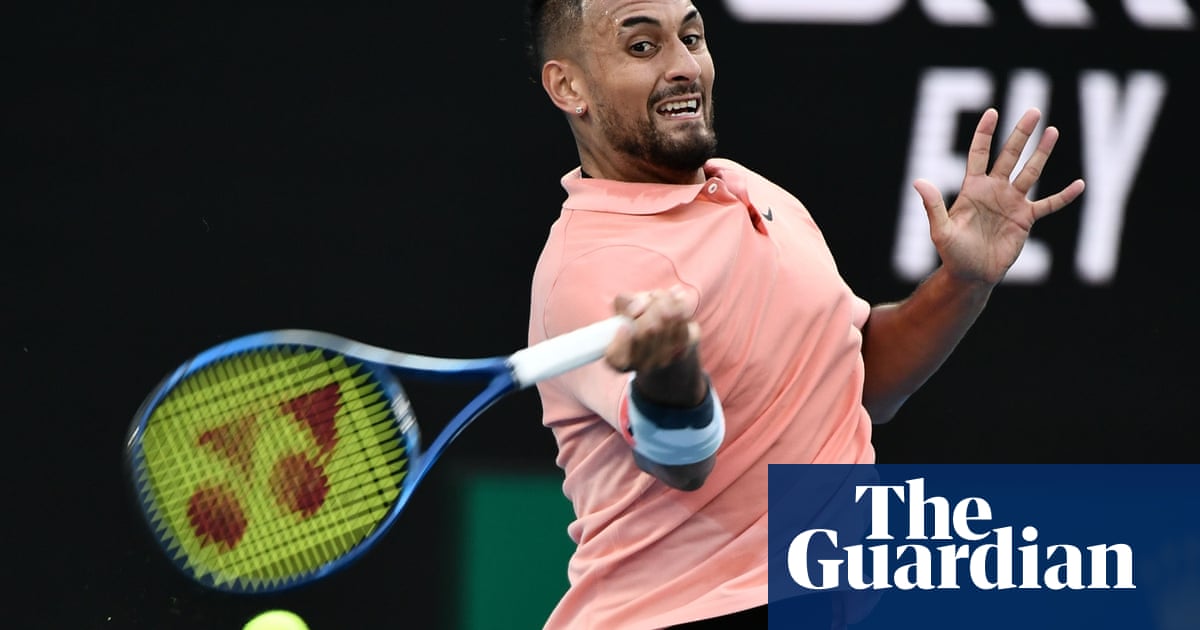 Nick Kyrgios goes for broke in tennis punch-up but ends on the floor | Kevin Mitchell