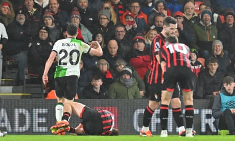 Diogo Jota scores for Liverpool