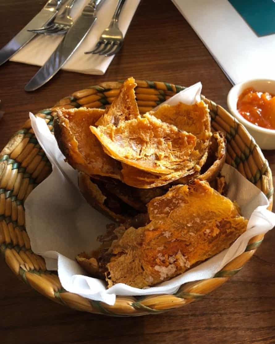 1 Deep-fried baked potato skins at The Parkers Arms in Newton-in-Bowland, Lancashire – God’s own gastropub.