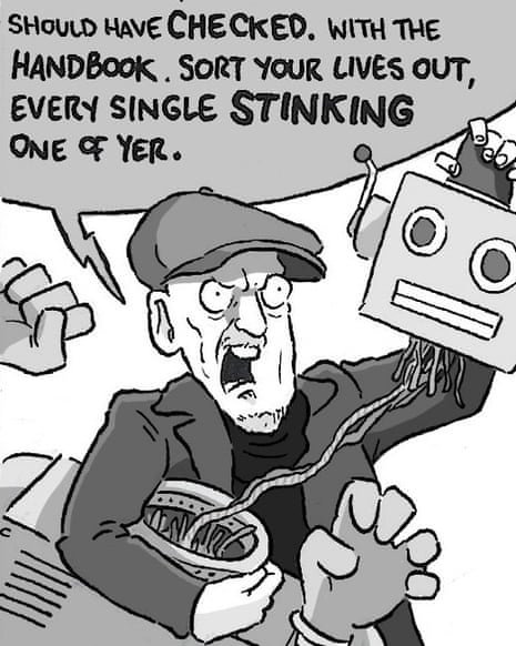 David Squires cartoon on Ian Holloway