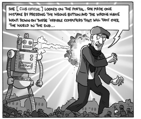 David Squires on Ian Holloway, panel 4