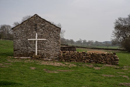 The prayer barn built by Simon and used as a space for recovery after his son died.