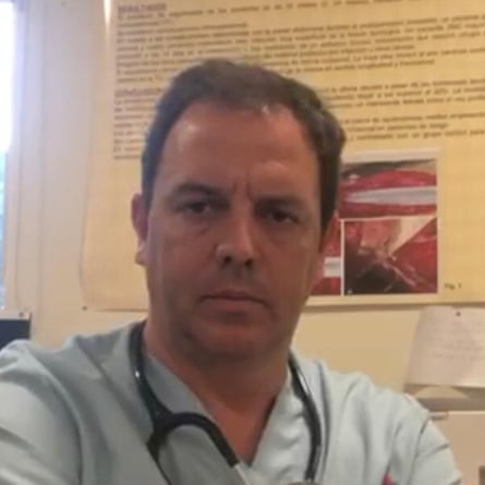 Pablo Cereceda, a surgeon and representative for the Amyts medical association in Spain.
