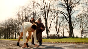 Ian Holm trains Ben Cross in Chariots of Fire.