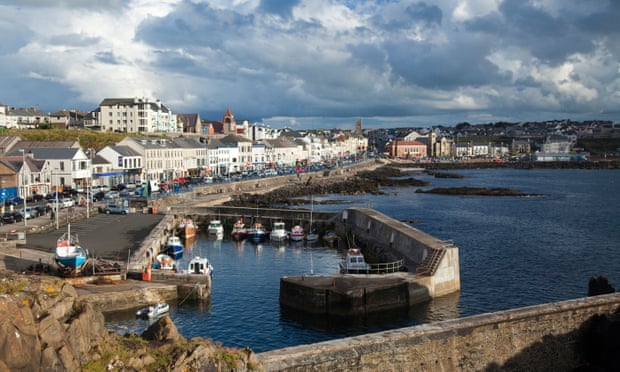 Portstewart harbour and promenade, Co Derry