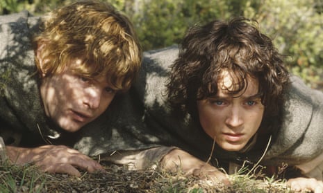 Epic dispute … Sean Astin and Elijah Wood in The Lord of the Rings: The Two Towers (2002).