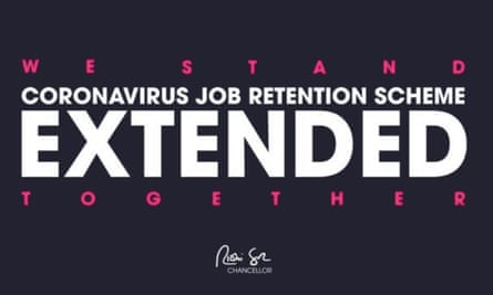 Rishi Sunak’s social media graphic for the job retention scheme
