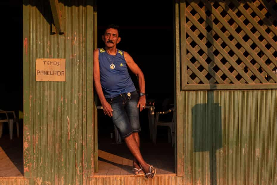 Fernando Viana, 75, the former sheriff of Jardim do Ouro, has seen his once rowdy hometown fall strangely quiet as a result of the environmental crackdown.