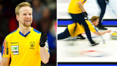 'Best shot in history': Niklas Edin stuns with spin at World Curling Championship – video