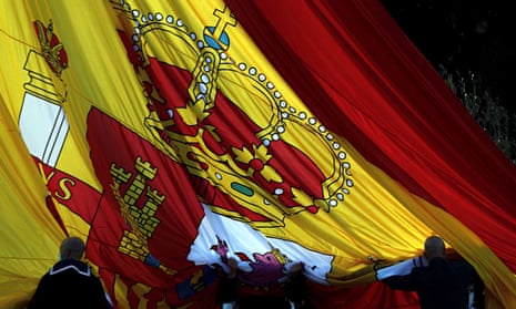 The Spanish flag is raised in Madrid to mark Constitution Day