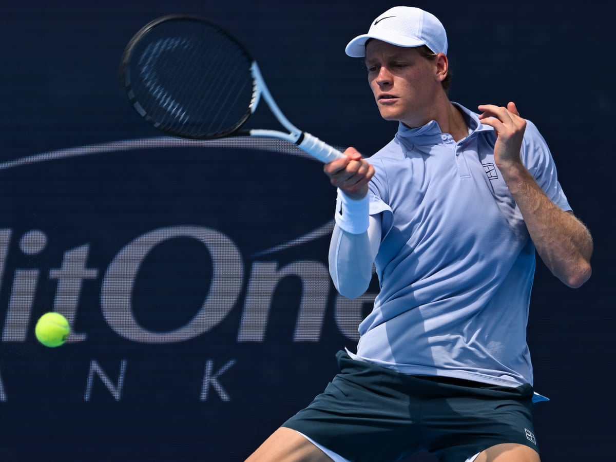 Jannik Sinner cruises to 25th hard-court win in a row with victory in Cincinnati | Jannik Sinner | The Guardian
