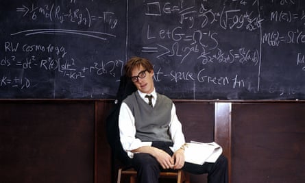 Benedict Cumberbatch as Stephen Hawking.
