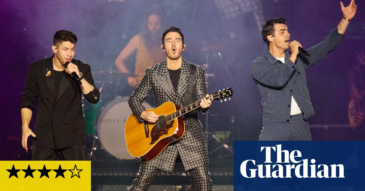 Jonas Brothers review – slick, bombastic and knowingly cheesy