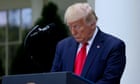 Trump offers condolences day after US coronavirus death toll passes 100,000 - live