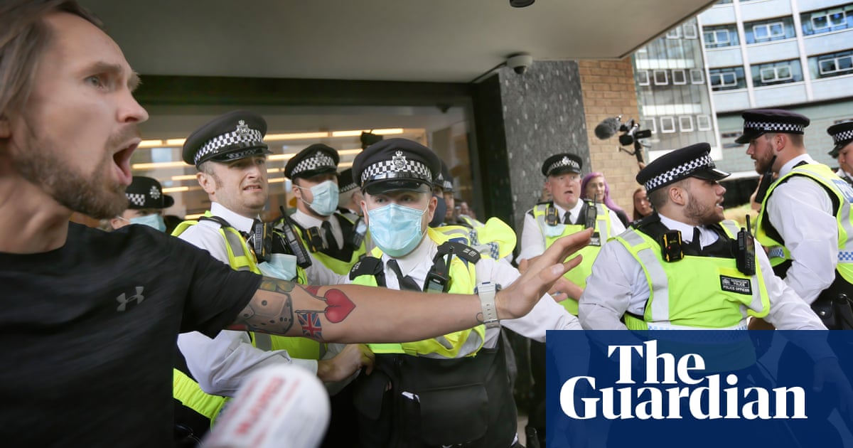 Anti-vaccine protesters storm BBC HQ – years after it moved out