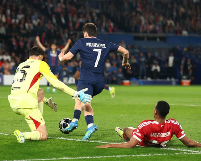 PSG 2-0 Liverpool: Champions League quarter-final, first leg – as it happened