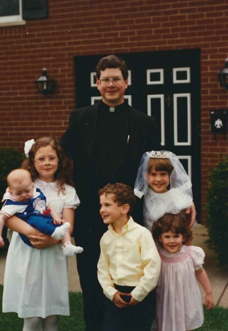 First Communion Pic in front of house Priestdaddy: A Memoir by Patricia Lockwood