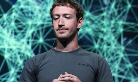 CEO Mark Zuckerberg pauses during the Facebook f8 conference
