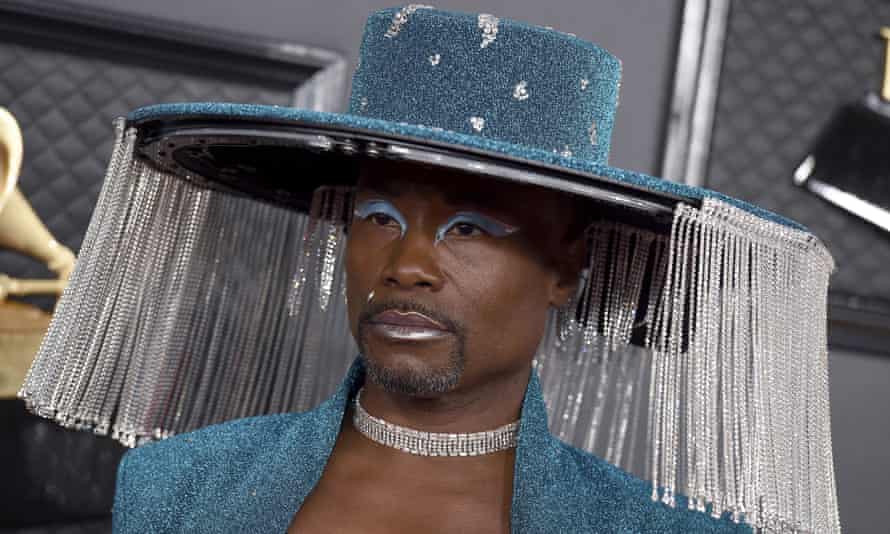 Billy Porter arrives at the 62nd annual Grammys in Los Angeles.