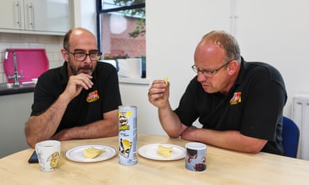 Simon (on left) and Dan Parslow, co-founders of Best Before it’s Gone in Daventry, which sell food and drink past its best-before date
