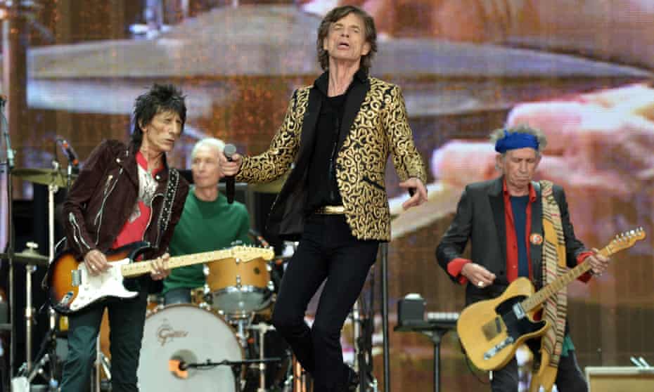 The Rolling Stones in concert in 2013, with, from left, Ronnie Wood, Charlie Watts, Mick Jagger and Keith Richards. 