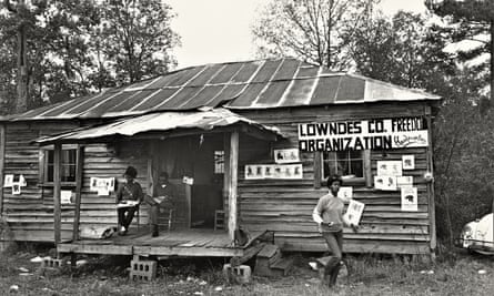 Siège de la Lowndes County Freedom Organization en 1966.