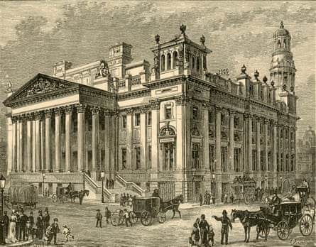 The Royal Exchange building in 1898.