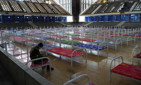 A quarantine centre in Cambodia’s capital, Phnom Penh, in April 2021