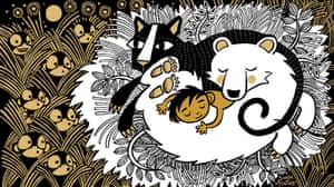 Sarah McIntyre and Philip Reeve’s Jungle Book illustration
