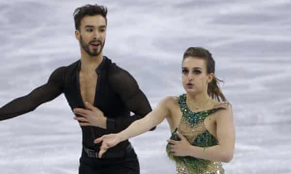 Golden redemption for Papadakis and Cizeron in Valentine's Day ice dancing  | Winter Olympics Beijing 2022 | The Guardian