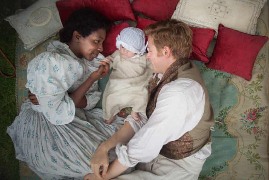 with Jack Lowden on The Long Song.