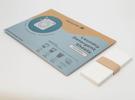 A pack of Hey Sunday laundry sheets