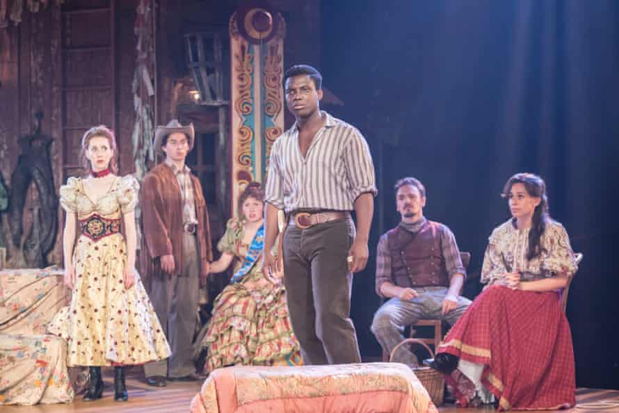 Kojo, centre, as Jud Fry in Oklahoma!