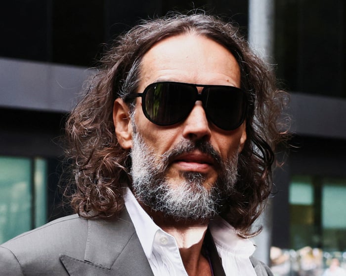 Image accompanying the story: Jury sworn in for Russell Brand trial on rape and sexual assault charges