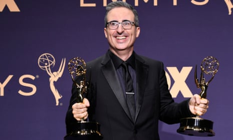 John Oliver, seen here at the Emmy awards in 2019