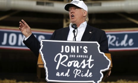 Donald Trump speaks at Joni’s Roast and Ride