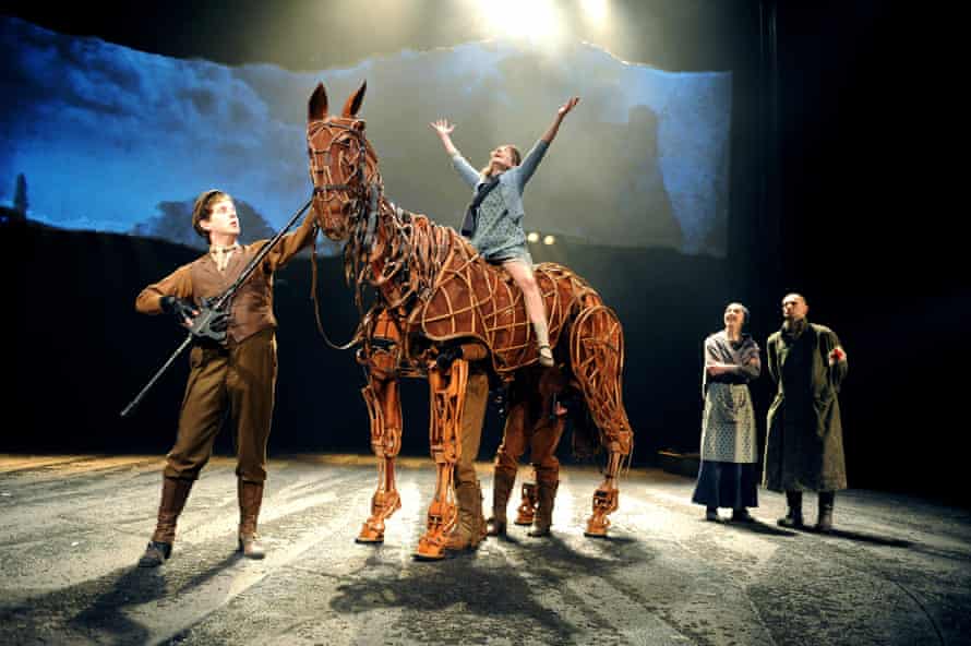 Mobilising for a mass puppet takeover … Warhorse at the New London theatre in 2009.