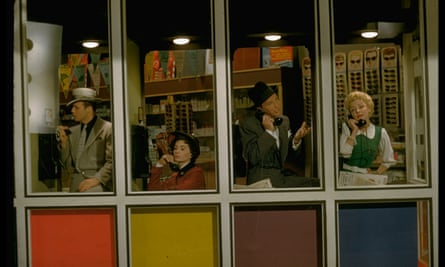 fiction books new york city Talking their heads off ...a still from Guys and Dolls, based on the stories of Damon Runyon.