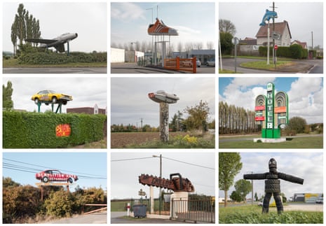 What no Eiffel tower? … company signs from the Atlas des Régions Naturelles. 
