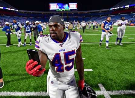 Christian Wade in the NFL with the Buffalo Bills